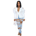 Color-Blazer Autumn Sexy White Women Clothing Bubble Long Sleeve off Shoulder Blazer Women-Fancey Boutique