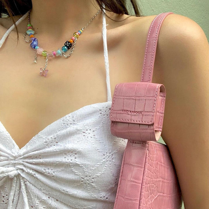 Color-Summer Trends Women Sling off-Shoulder Backless Slim Fit Strap Inner Vest-Fancey Boutique