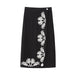 Color-Black-Women Summer High Waist Embroidered Skirt-Fancey Boutique