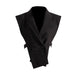 Color-Black vest-Spring Elegant Outfit Slimming Puff Sleeve White Shirt Waist Trimming Lace up Two Piece Vest Set-Fancey Boutique