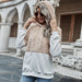 Color-Autumn Winter Women Clothing Hooded Solid Color Double Sided Plush Loose Fleece Shirt Women-Fancey Boutique
