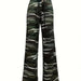 Color-Camouflage Print Comfort Casual Elastic Rope Pajama Pants Wide Leg Pants Women Clothing-Fancey Boutique
