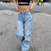 Color-Slim Fit Jeans Women-Fancey Boutique