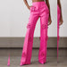 Color-Stars Heavy Industry Three-Dimensional Floral Decoration Bootcut 3D Rose Pants Work Pant-Fancey Boutique