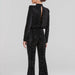 Color-Fashionable Sequ Half High Collar Long Sleeves Jumpsuit Autumn Winter-Fancey Boutique