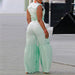 Color-Plus Size Women Summer Stripes Gradient Vest Pocket Overalls Casual Two Piece Set-Fancey Boutique
