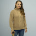 Color-Autumn Winter Women Clothing Turtleneck Pullover Twist Knitted Solid Color Women Knitted Sweater-Fancey Boutique