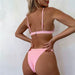 Color-Single Swimsuit Women Seperated Swimwear Solid Color Bikini-Fancey Boutique