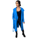 Color-Blue-Solid Color Tied Small Sailor Collar Women Windbreaker Coat-Fancey Boutique