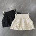 Color-【MOQ-5 packs】 Pettiskirt High Waist Slimming Fairy Skirt Anti Exposure Spring Korean Elegant Lace Cake Skirt Trousers-Fancey Boutique