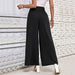 Color-Summer Women Clothing Solid Color High Waist Wide Leg Casual Pants Summer Women-Fancey Boutique