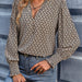 Color-Trendy Autumn Plaid Long Sleeve Shirt Women Top-Fancey Boutique