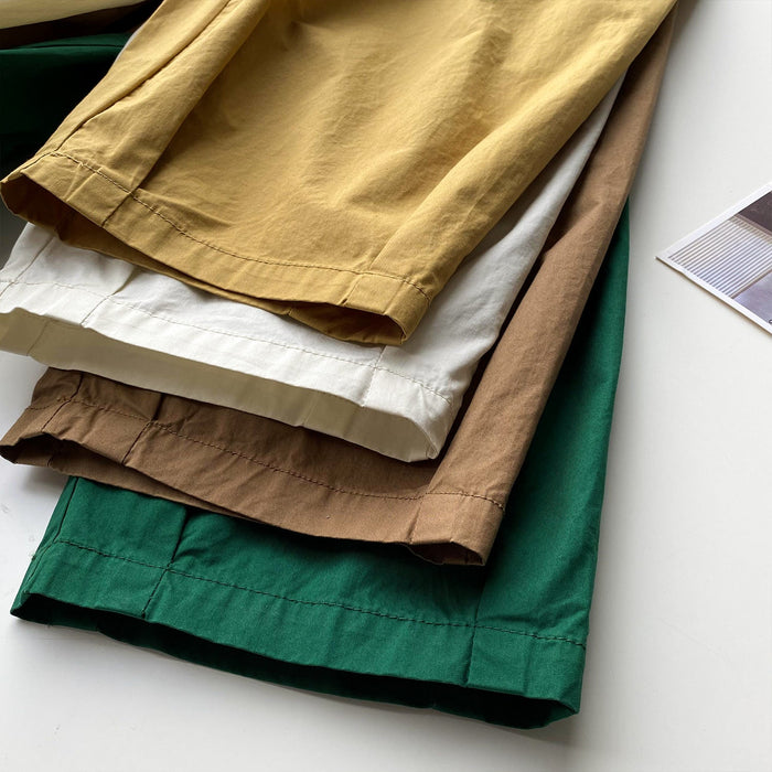 Color-Cropped Casual Pants Korean High Waist Elastic Banana Pants Women Spring Thin Slimming Harem Pants-Fancey Boutique