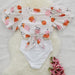 Color-Split High Waist Solid Color Swimsuit Women Bubble Sleeve Polka Dot Fresh Bikini Bikini-Fancey Boutique
