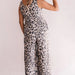 Color-Summer Women Streetwear Leopard Print Sleeveless Loose Women Jumpsuit-Fancey Boutique