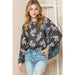 Color-Autumn Loose Pullover Women Personalized Animal Floral Print Long Sleeve Pullover Women-Fancey Boutique