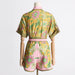 Color-Summer Unique Print Design Shirt Top Casual Shorts Suit Women Two Piece Suit-Fancey Boutique