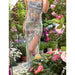 Color-【MOQ-5 packs】 Sexy Vacation Summer Gray Bottom Floral Sequ Full Embroidery Mermaid Backless Slit High Waist Cami Dress-Fancey Boutique