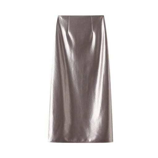 Color-High Grade Golden Skirt for Women Small Size Chinese Beautiful Skirt-Fancey Boutique