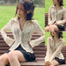 Color-Autumn Winter Lace See through Slim Collared Sexy Bottoming Shirt Women-Fancey Boutique