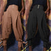 Color-Arrival Solid Color High Waist Baggy Pants Tappered Work Clothes Loose Casual Harem Pants-Fancey Boutique
