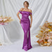 Color-Evening Dress Women Clothing Dress Bridesmaid Dress Long Tail Sheath off the Shoulder Split Dress-Fancey Boutique
