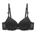 Color-Black-Small Breast Push up Bra Women Breast Holding Anti Sagging Adjustable Women Lace Underwear Bra-Fancey Boutique