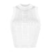 Color-White-Summer Online Influencer Pop Sleeveless Short Knitwear Women All Matching Tank Top Delivery-Fancey Boutique