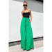 Color-Summer Elastic Waist Casual Wide Leg Pants for Women-Fancey Boutique