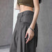 Color-Summer sexy Retro Street Loose Low Waist Solid Color Woven Pants-Fancey Boutique