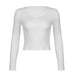 Color-White-Autumn Winter Women Clothing Street Tide Brand Sweet Lace Small Lace Knitted Long Sleeved T shirt-Fancey Boutique