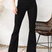 Color-Black-Autumn Winter Slim Fit Stretch Flared Pants Women Jeans Women Jeans-Fancey Boutique