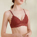 Color-Breathable Underwear Thin Big Breast Sexy Rabbit Ears Underwear Ultra Thin Small Chest Lace Bra-Fancey Boutique