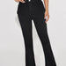 Color-Women Wear High Waist Double Button Slim Jeans Bootcut Trousers-Fancey Boutique