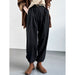 Color-Minimalist Old Money Mopping Work Pant for Women Spring Autumn Office Loose Drooping Wide Leg Pants-Fancey Boutique