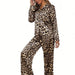 Color-Home Wear Suit Pajamas Women Satin Cardigan Long Sleeve Long Sleeve Autumn-Fancey Boutique