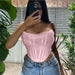 Color-Spring Summer Women Clothing Mesh Bra Vest Women Cropped Small Top Boning Corset Boning Corset Corset-Fancey Boutique