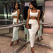 Color-Women Clothing Sexy Vest Two-Piece Set Crop-Top Short Top Fried Street Suit Skirt Summer-Fancey Boutique