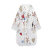Color-Ground White-Spring Summer Women White Embroidered Shirt Stand Collar Loose Single Breasted Long Shirt Dress-Fancey Boutique