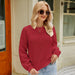 Color-Autumn Winter Sweater Women Design Loose round Neck Pullover Sweater-Fancey Boutique