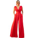 Color-Women Clothing Summer Elegant Slim High Waist Solid Color Jumpsuit-Fancey Boutique