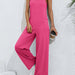 Color-Women Clothing Summer Sleeveless Suspender Jumpsuit-Fancey Boutique