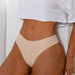 Color-One Piece Seamless T Back Women Ice Silk Sexy Cotton Stall Sports T Type Pants Invisible Briefs-Fancey Boutique