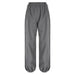 Color-Gray-Side Bud Woven Casual Trousers Loose Slimming Lace up Elastic Waist Ankle Tied Sports Pants Summer-Fancey Boutique