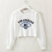 Color-White-Women Clothing Autumn Winter Los Angeles Letter Graphic Printed Short Long-Sleeved Sweater-Fancey Boutique