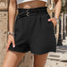 Color-Summer Women Black Champray Shorts Women-Fancey Boutique