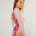 Color-Round Neck Long Sleeve Bottoming Shirt Sexy Tight Backless Tied Jumpsuit Spring-Fancey Boutique