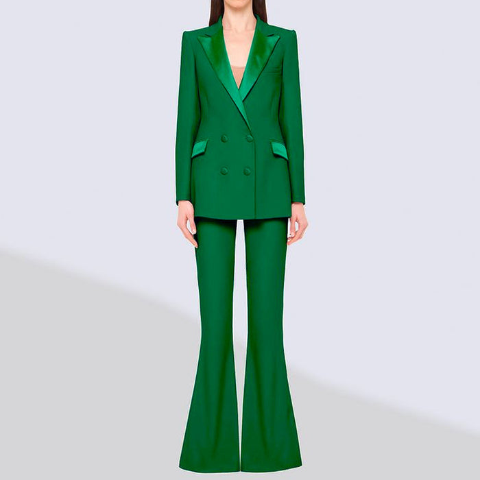 Color-Spring Autumn Internet Suit Two Piece Set Women Work Pant Blazer Suit Set-Fancey Boutique