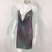 Color-Glow-Metallic Coated fabric Women Clothing Metal Sequ Dress Sexy Sweet Spicy Dress Rhinestone Cami Dress Women-Fancey Boutique