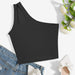 Color-Summer Arrival Women Clothing Hollow out One Shoulder Sleeveless Top Rib Short Vest-Fancey Boutique